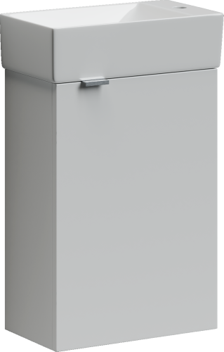 Тумба под раковину Sancos Mini MN35WR 36х21х50 подвесная цвет белый глянцевый - фото 2